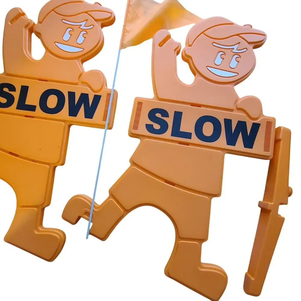 Kids at Play Sign for Street Safety – High Visibility with All Weather lot of 2